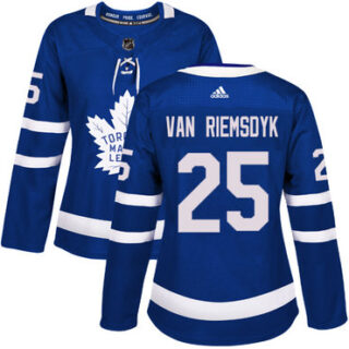 Women's Toronto Maple Leafs #25 James Van Riemsdyk Blue Home Authentic Stitched NHL Jersey