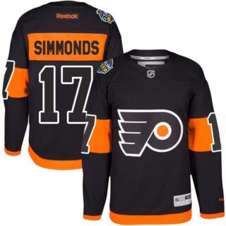 Youth Philadelphia Flyers #17 Wayne Simmonds Black 2017 Stadium Series Stitched NHL Jersey