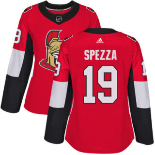 Women's Ottawa Senators #19 Jason Spezza Red Home Authentic Stitched NHL Jersey