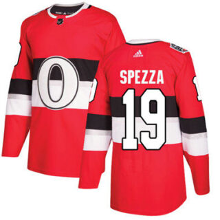 Youth Ottawa Senators #19 Jason Spezza Red Authentic 2017 100 Classic Stitched NHL Jersey