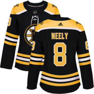 Women's Boston Bruins #8 Cam Neely Black Home Authentic Stitched NHL Jersey