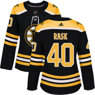 Women's Boston Bruins #40 Tuukka Rask Black Home Authentic Stitched NHL Jersey