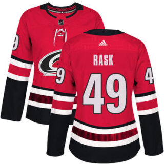 Women's Carolina Hurricanes #49 Victor Rask Red Home Authentic Stitched NHL Jersey