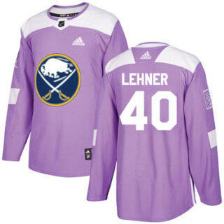 Youth Buffalo Sabres #40 Robin Lehner Purple Authentic Fights Cancer Stitched NHL Jersey