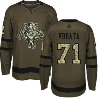 Youth Florida Panthers #71 Radim Vrbata Green Salute to Service Stitched NHL Jersey