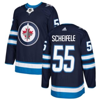 Youth Winnipeg Jets #55 Mark Scheifele Navy Blue Home Authentic Stitched NHL Jersey
