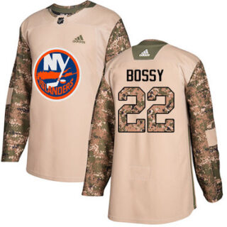Youth New York Islanders #22 Mike Bossy Camo Authentic 2017 Veterans Day Stitched NHL Jersey