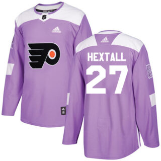 Youth Philadelphia Flyers #27 Ron Hextall Purple Authentic Fights Cancer Stitched NHL Jersey