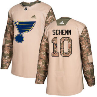 Youth St. Louis Blues #10 Brayden Schenn Camo Authentic 2017 Veterans Day Stitched NHL Jersey