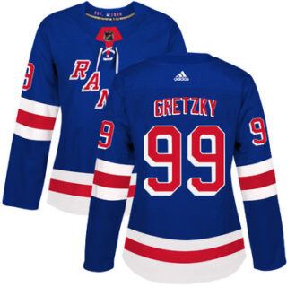 Women's New York Rangers #99 Wayne Gretzky Royal Blue Home Authentic Stitched NHL Jersey