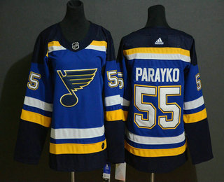 Youth St. Louis Blues #55 Colton Parayko Blue Stitched NHL Jersey