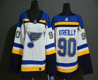 Youth St. Louis Blues #90 Ryan O'Reilly White Stitched NHL Jersey