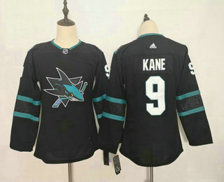 Youth San Jose Sharks #9 Evander Kane NEW Black Stitched NHL Jersey