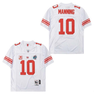 Mitchell&Ness giants #10 white Throwback Stitched NFL Jerseys