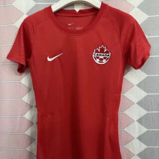 Women Canada Blank 2026 Home Soccer T-shirt