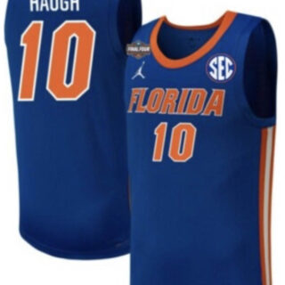 Men's Florida Gators #10 Thomas Haugh Royal Limited College Basketball Jersey
