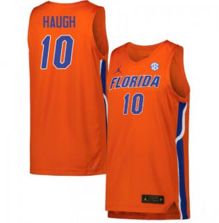 Men's Florida Gators #10 Thomas Haugh Orange Limited College Basketball Jersey