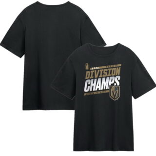 Men's Vegas Golden Knights Black 2026 Pacific Division Champions T-Shirt