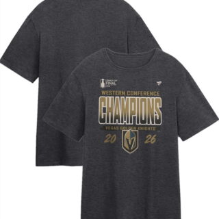 Men's Vegas Golden Knights Black 2026 Western Conference Champions Big & Tall Locker Room T-Shirt