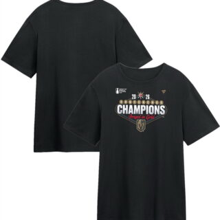 Men's Vegas Golden Knights Black 2026 Stanley Cup Playoffs T-Shirts