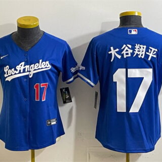 Youth Los Angeles Dodgers #17 Shohei Ohtani Royal Alternate Stadium Stitched Baseball Jersey