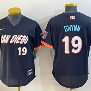 Youth San Diego Padres #19 Tony Gwynn Obsidian 2026 City Connect Stadium Stitched Baseball Jersey