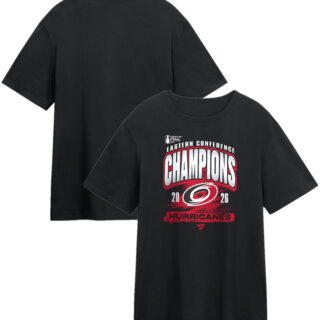 Men's Carolina Hurricanes Black 2026 Eastern Conference Champions T-Shirt