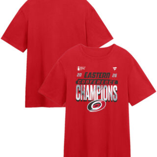Men's Carolina Hurricanes Red 2026 Eastern Conference Champions T-Shirt