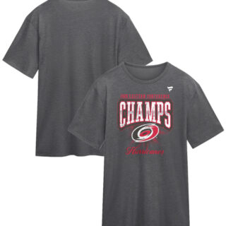 Men's Carolina Hurricanes Charcoal 2026 Eastern Conference Champions Vintage Tri-Blend T-Shirt