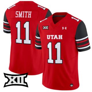 Alex Smith Jersey #11 Utah Utes Vapor Limited College Football Stitched Red