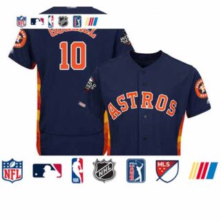 Astros #10 Yuli Gurriel Navy Blue Flexbase Authentic Collection 2019 World Series Bound Stitched Baseball Jersey