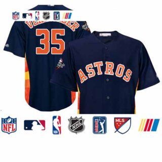 Astros #35 Justin Verlander Navy Blue New Cool Base 2019 World Series Bound Stitched Baseball Jersey