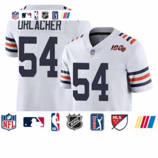 Bears #54 Brian Urlacher White Alternate Youth Stitched Football Vapor Untouchable Limited 100th Season Jersey
