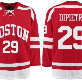 Boston University Terriers BU 29 Rick Dipietro Red Stitched Hockey Jersey