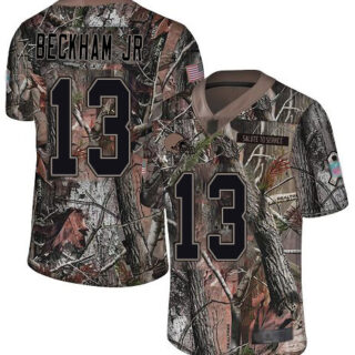 Browns #13 Odell Beckham Jr Camo Men's Stitched Football Limited Rush Realtree Jersey