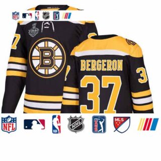 Bruins #37 Patrice Bergeron Black Home Authentic Stanley Cup Final Bound Youth Stitched Hockey Jersey