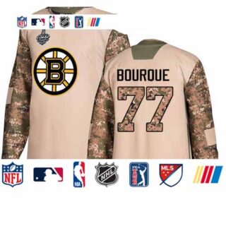 Bruins #77 Ray Bourque Camo Authentic 2017 Veterans Day Stanley Cup Final Bound Youth Stitched Hockey Jersey