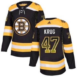 Bruins 47 Torey Krug Black Drift Fashion Adidas Jersey