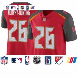 Buccaneers #26 Sean Murphy-Bunting Red Team Color Men's Stitched Football Vapor Untouchable Limited Jersey