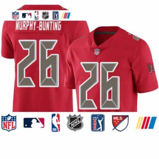 Buccaneers #26 Sean Murphy-Bunting Red Youth Stitched Football Limited Rush Jersey