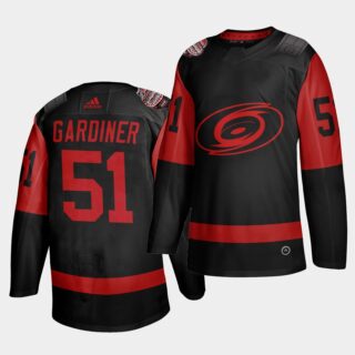 Carolina Hurricanes #51 Jake Gardiner Black Men's 2021 Stadium Series Outdoor Game Jersey