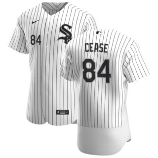 Chicago White Sox #84 Dylan Cease Men's Nike White Home 2020 Authentic Player MLB Jersey