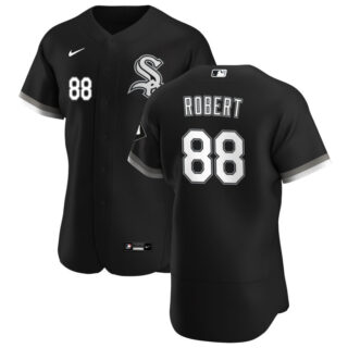 Chicago White Sox #88 Luis Robert Men's Nike Black Alternate 2020 Authentic Player MLB Jersey
