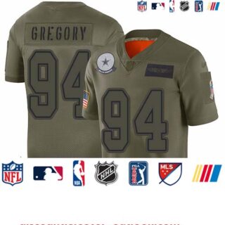 Cowboys #94 Randy Gregory Camo Youth Stitched Football Limited 2019 Salute to Service Jersey