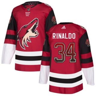 Coyotes 34 Zac Rinaldo Red Drift Fashion Adidas Jersey