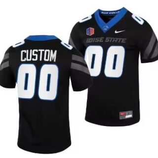 Custom Boise State Broncos Jersey Name Number College Black jersey