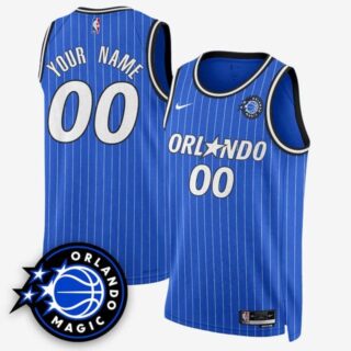 Custom Men's Orlando Magic New Generation of Magic Royal Basketball Jersey All Stitched