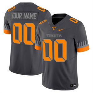 Custom Tennessee Volunteers 2025 'Smokey Grey Series' Vapor Limited Jersey V2 All Stitched Anthracite
