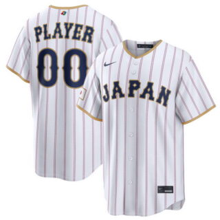 Custom Men's Japan Team Baseball Jersey 2026 World Baseball White Classic Stadium Stitched Jerseys