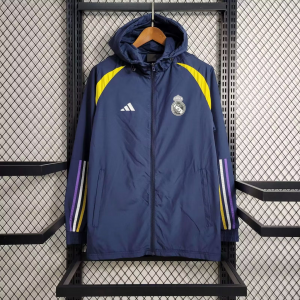 Customizable logo Windbreaker Jacket Adidas Dark BLue